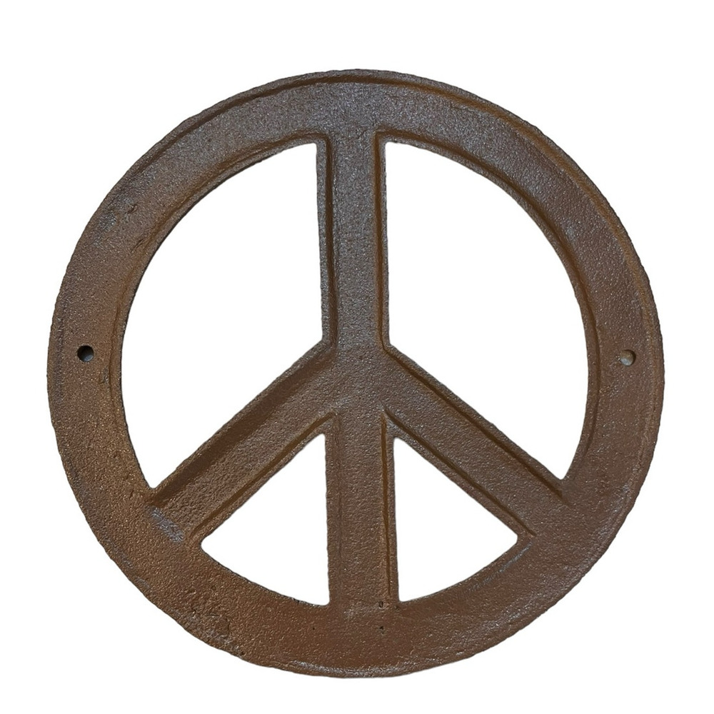 Solid Metal Peace Sign - Picture 2 of 3